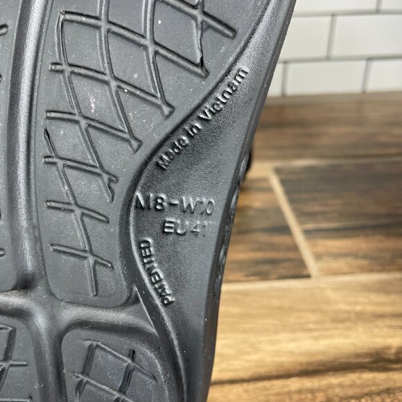 OOFOS OOcloog Shoes Womens Size 10 Black Slip On Recovery Comfort Clogs - Picture 15 of 15